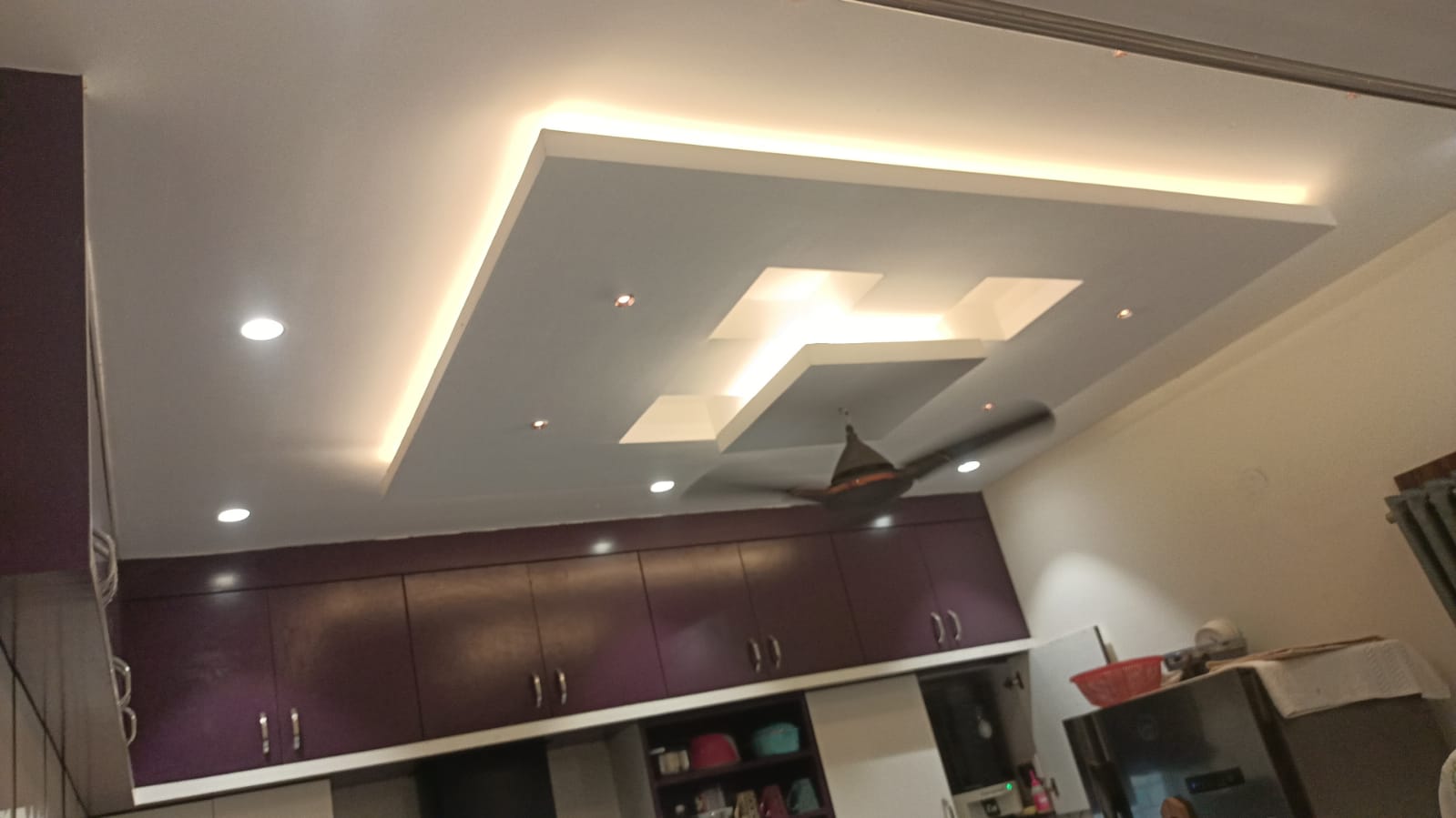 False Ceiling with Cove Lighting